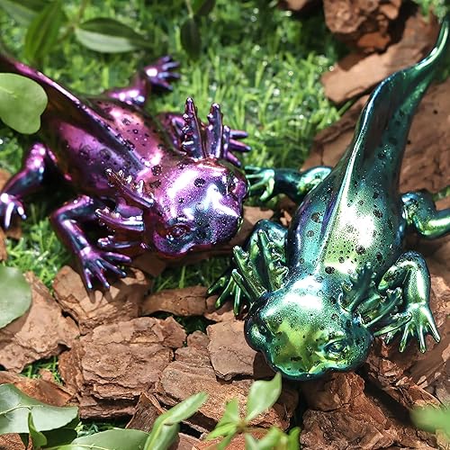 Miniatura 2 de Let's Resin Moldes grandes de resina de ajolote de silicona, moldes de silicona de animales detallados en 3D, moldes de resina epoxi flexibles y