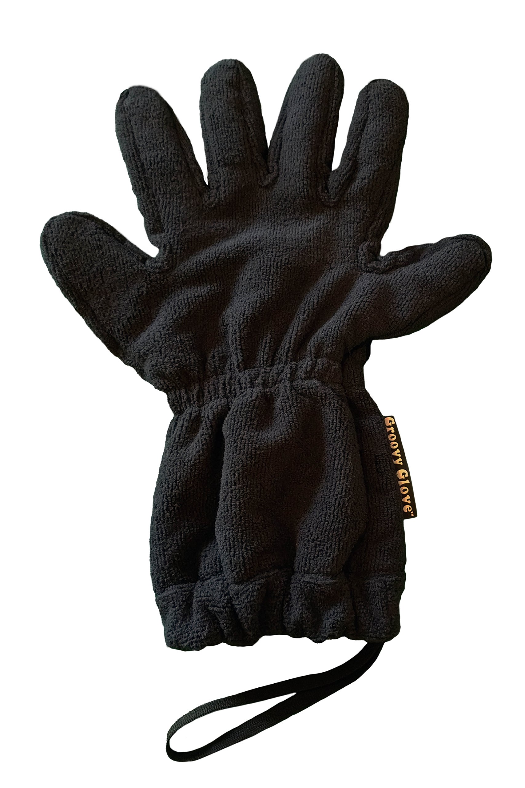 Groovy GloveDog Paw Cleaning Glove One size fits most Black GGBK