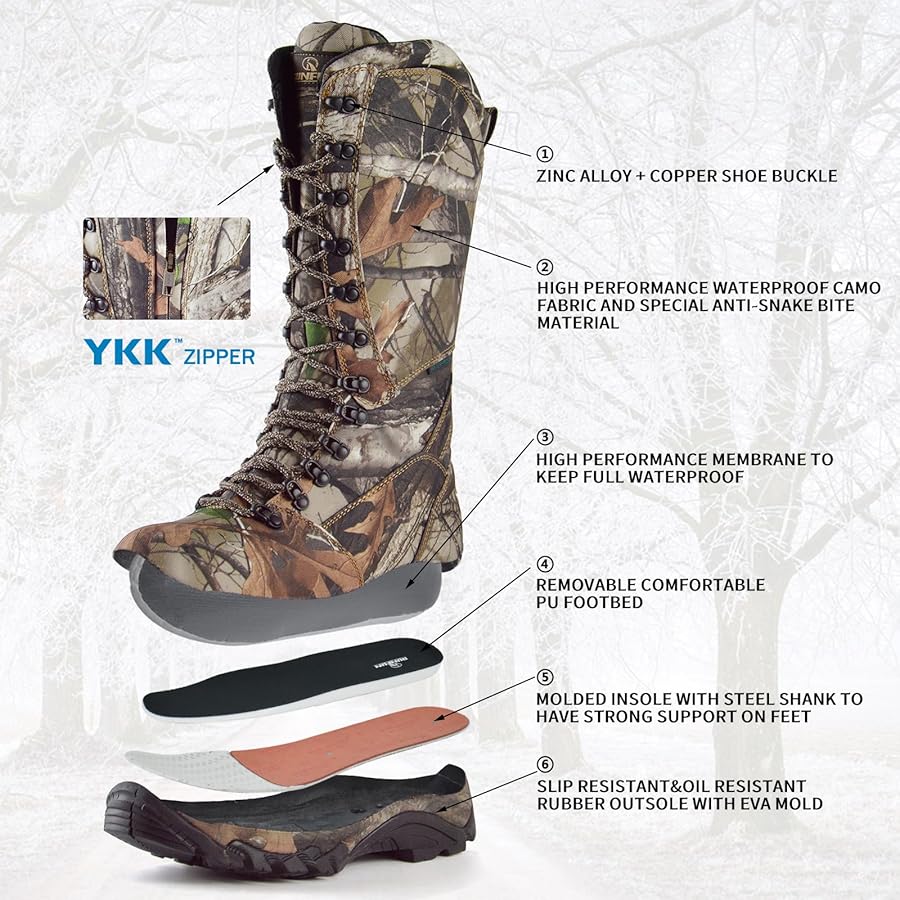 Waterproof Boots Rocky Sport Pro Snake Boots Rocky Sport Pro Men's  Waterproof Snake Hunting Boots