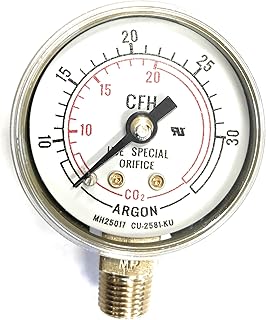 Victor 1424=0254 1 1/2" X 30 Cfh Ar/20cfh Co2 Gold Tint Boxe