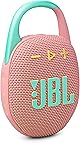 JBL CLIP5 Bluetoothスピーカー USB C充電/IP67防塵防水/アプリ対応/カラビナ構造/パッシブラジエーター搭載/ポータブル/スウォッシュピンク JBLCLIP5PINK