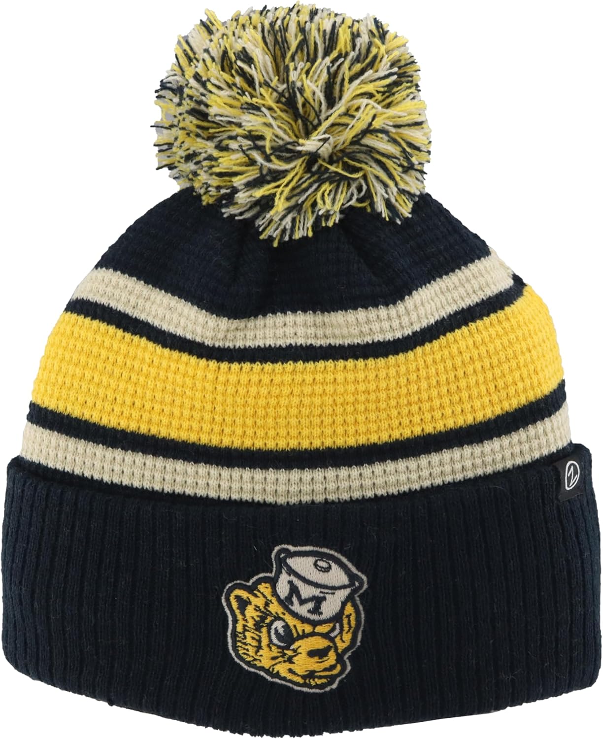 Michigan Wolverines NCAA Officially Licensed Beanie Waffle Knit