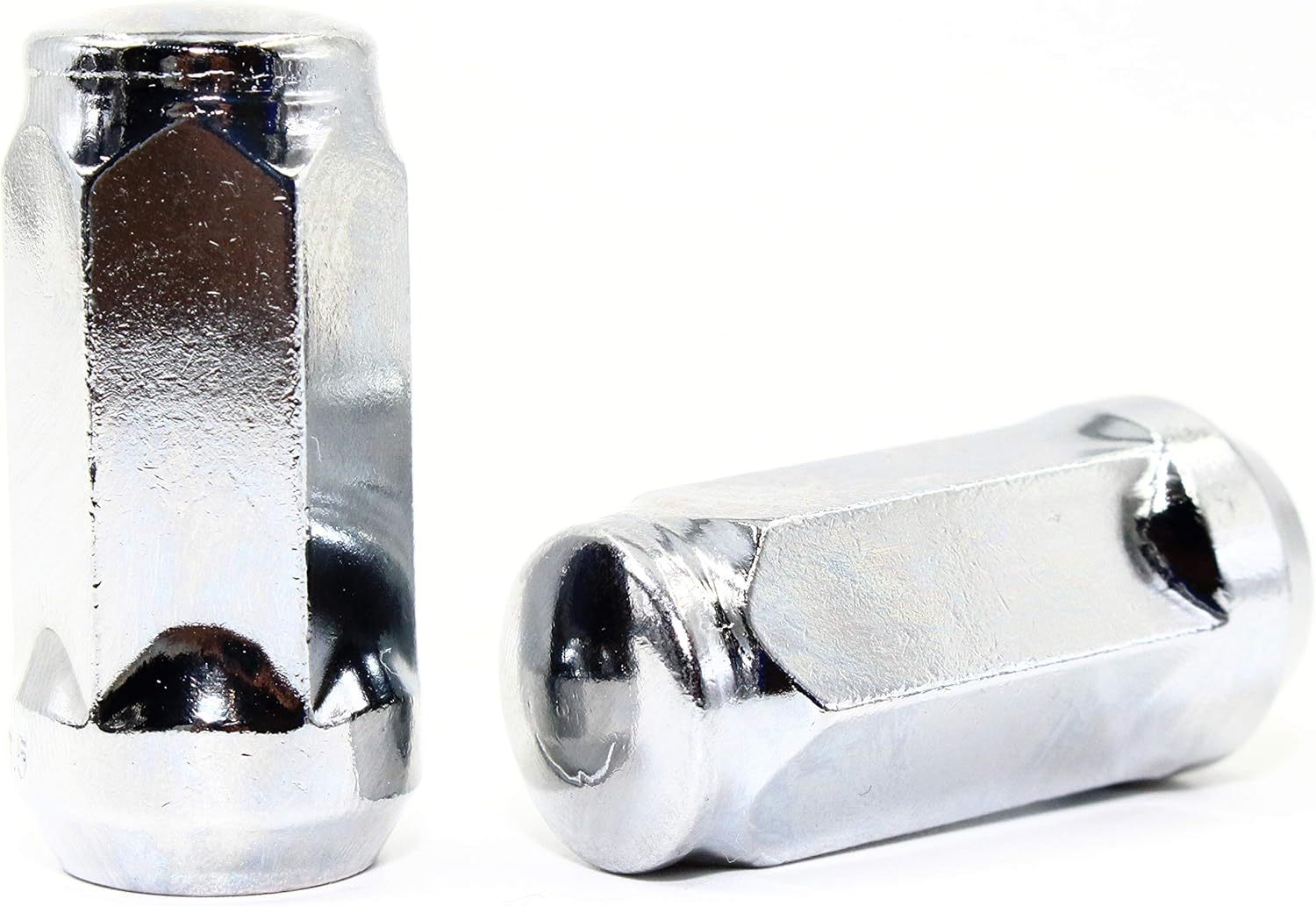 Set of 24 Veritek 14x1.5mm 1.75 Inch 45mm Overall Length 3/4 19mm Hex Chrome Lug Nuts for Buick Chevy Chevrolet GMC Dodge Jeep Nissan Toyota RAM Aftermarket Custom SUV Truck Wheels