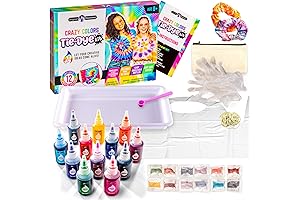Crazy Colors Tie-Dye Kit for Girls Ages 10-12: Unleash Creativity with 12 Vibrant Hues