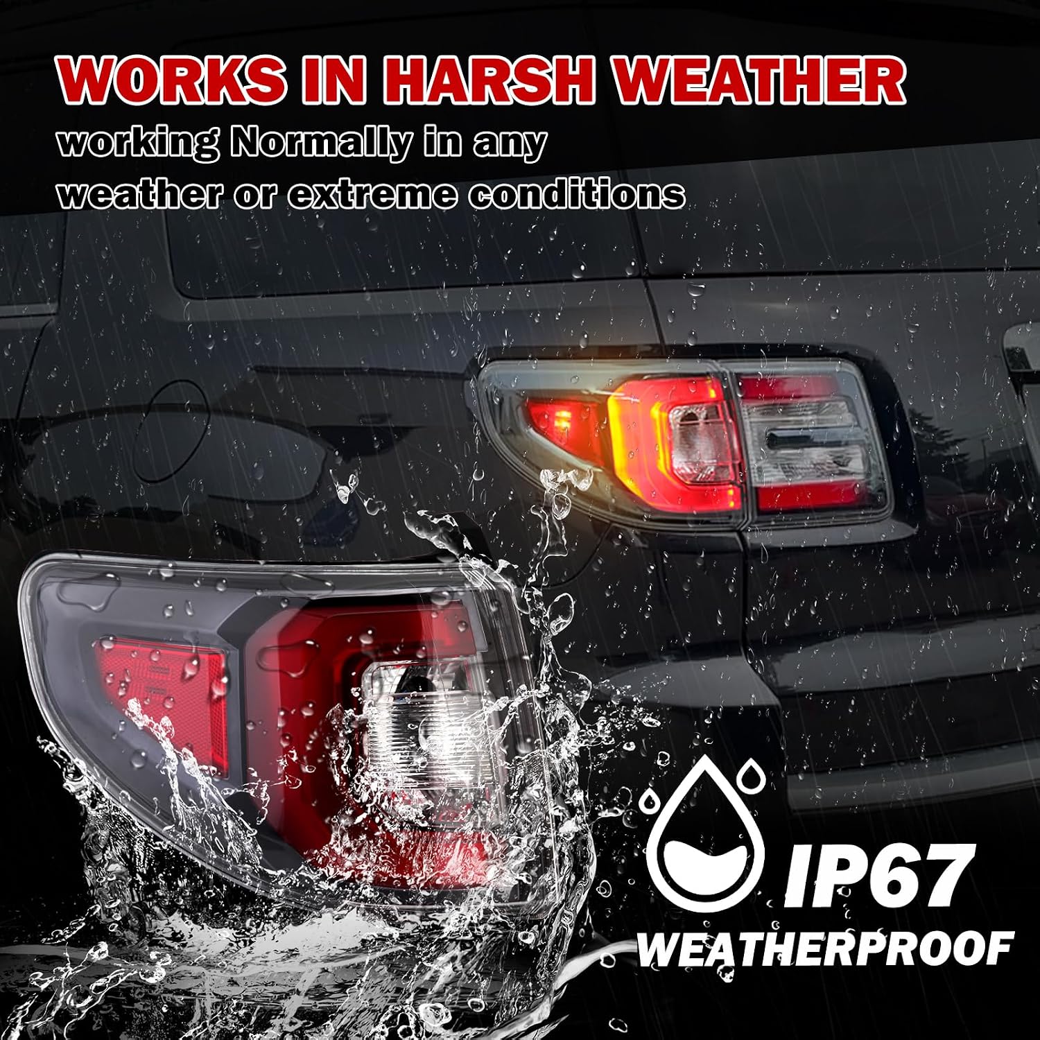 Tail Light Lamp For GMC Acadia 2013 2014 2015 2016 For GMC Acadia Limited 2017 84051375-PFM With Driving lights Without Middle Module Blind Spot (Left Driver Side)