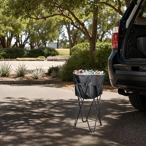 Miniatura 13 de Household Essentials Enfriador térmico de pie con bolsa de viaje, poliéster resistente,