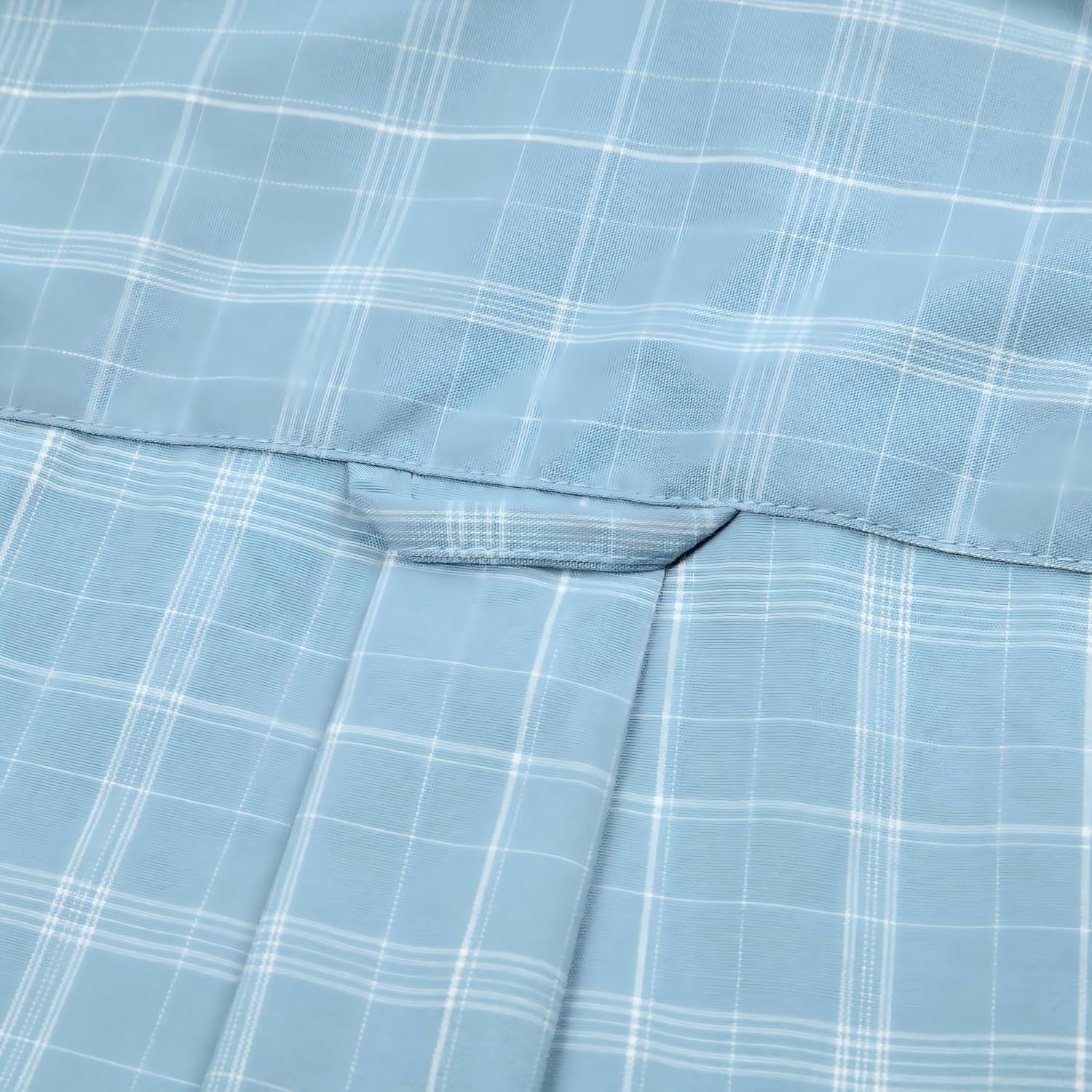 FAHIZO Men's Dress Shirt Button Down Plaid Regular Fit Casual Long Sleeve - Image 6