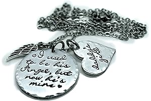 Daddy Girl Memorial Necklace, 'He's Mine Now'
