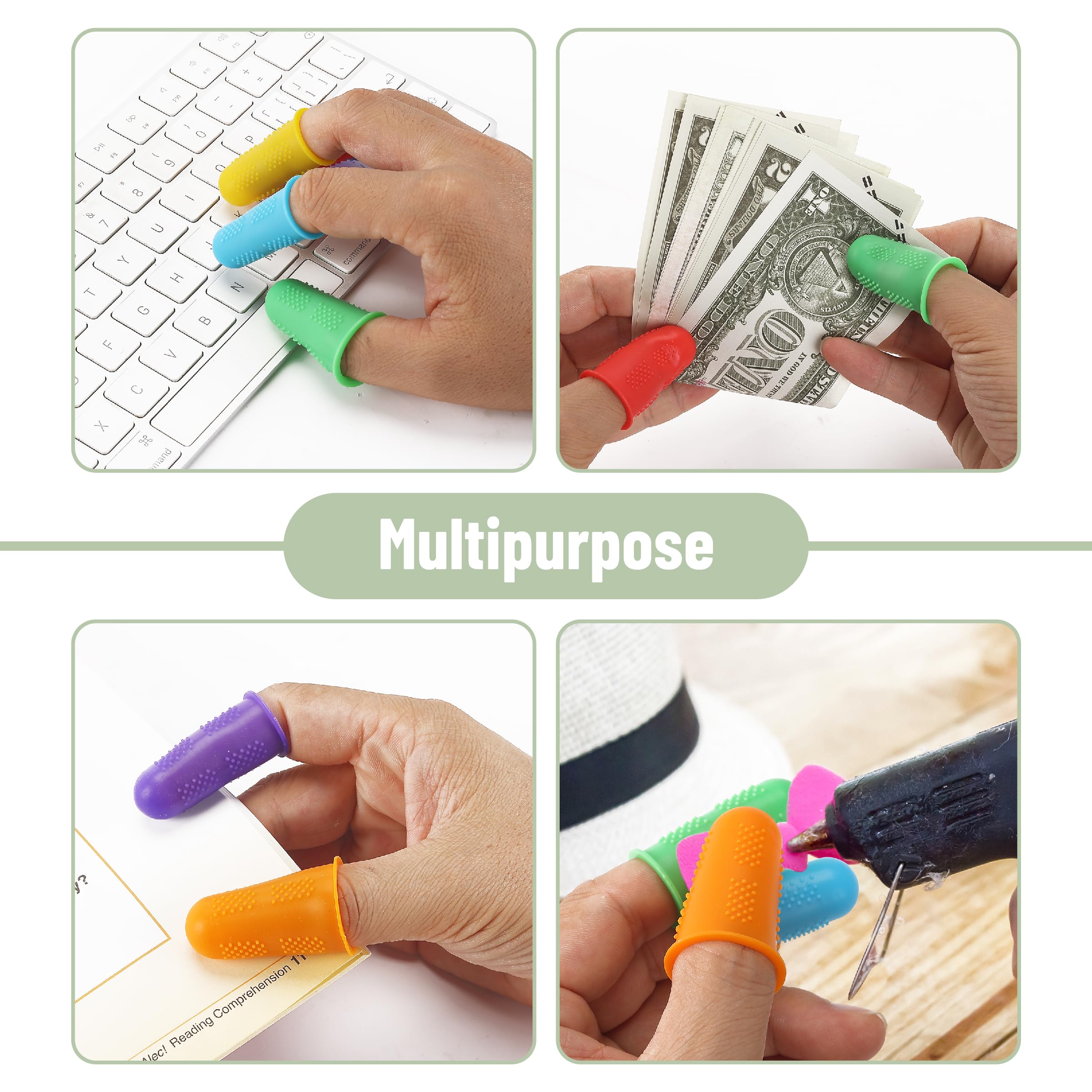 Mr. Pen Pistola per colla a caldo 24 pezzi ditale in silicone