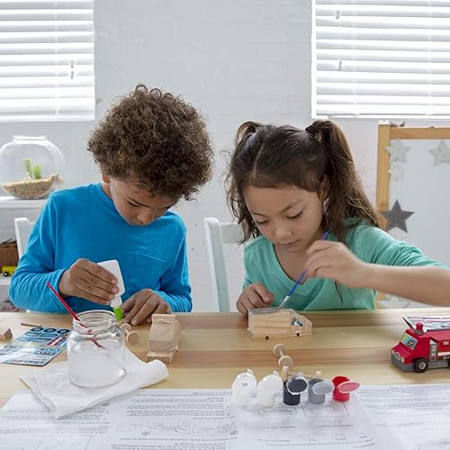 Vista 31 de Made By Me Construye y pinta tu propia casa de pájaros de madera, para niños de 5 9 años, arte y manualidades para niños