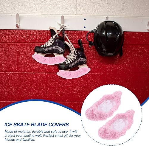 Miniatura 2 de VICASKY Cubierta de hoja de patinaje sobre hielo para patinaje de hockey, patín de patinaje artístico, de felpa suave, protector de cuchillas para