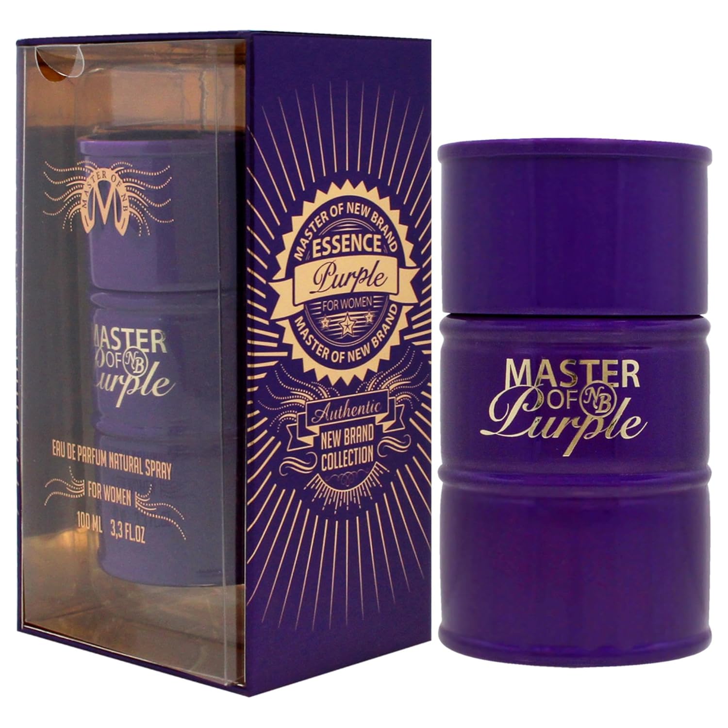 New Brand Master of Purple by New Brand for Women - 3.3 oz EDP Spray - Image 4