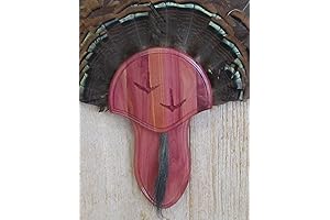 Taxidermists Woodshop The Cedar Carved Turkey Mounting Kit with Beard Plate -02