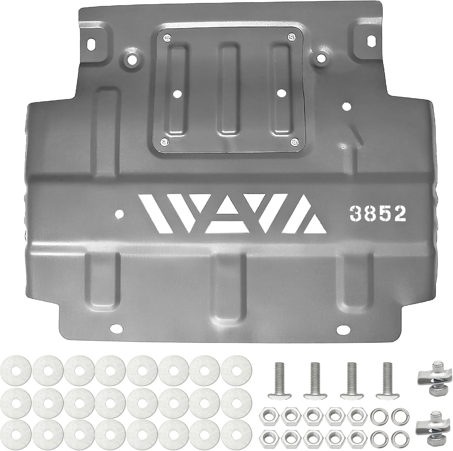 FL3Z-5D032-D Engine Splash Guard Shield Grill Compatible with Ford F-150 2.7L 3.3L 3.5L 5.0L 2015-2022 Lower Front Splash Shield Replace FL3Z-5D032-E FL3Z-5D032-A