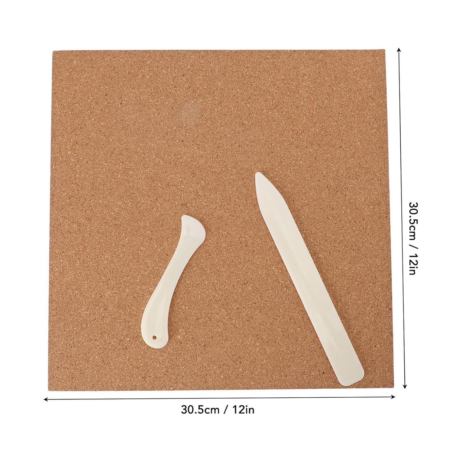 Yosoo Health Gear 4 PCS Stained Glass Work Mat Foursquare Heat Resisting Cork Board Self Adhesive Wall with 2 Scrapers Coaster Bottoms self Adhesive, Squares Pads Back, Tiles Sheets for Coasters
