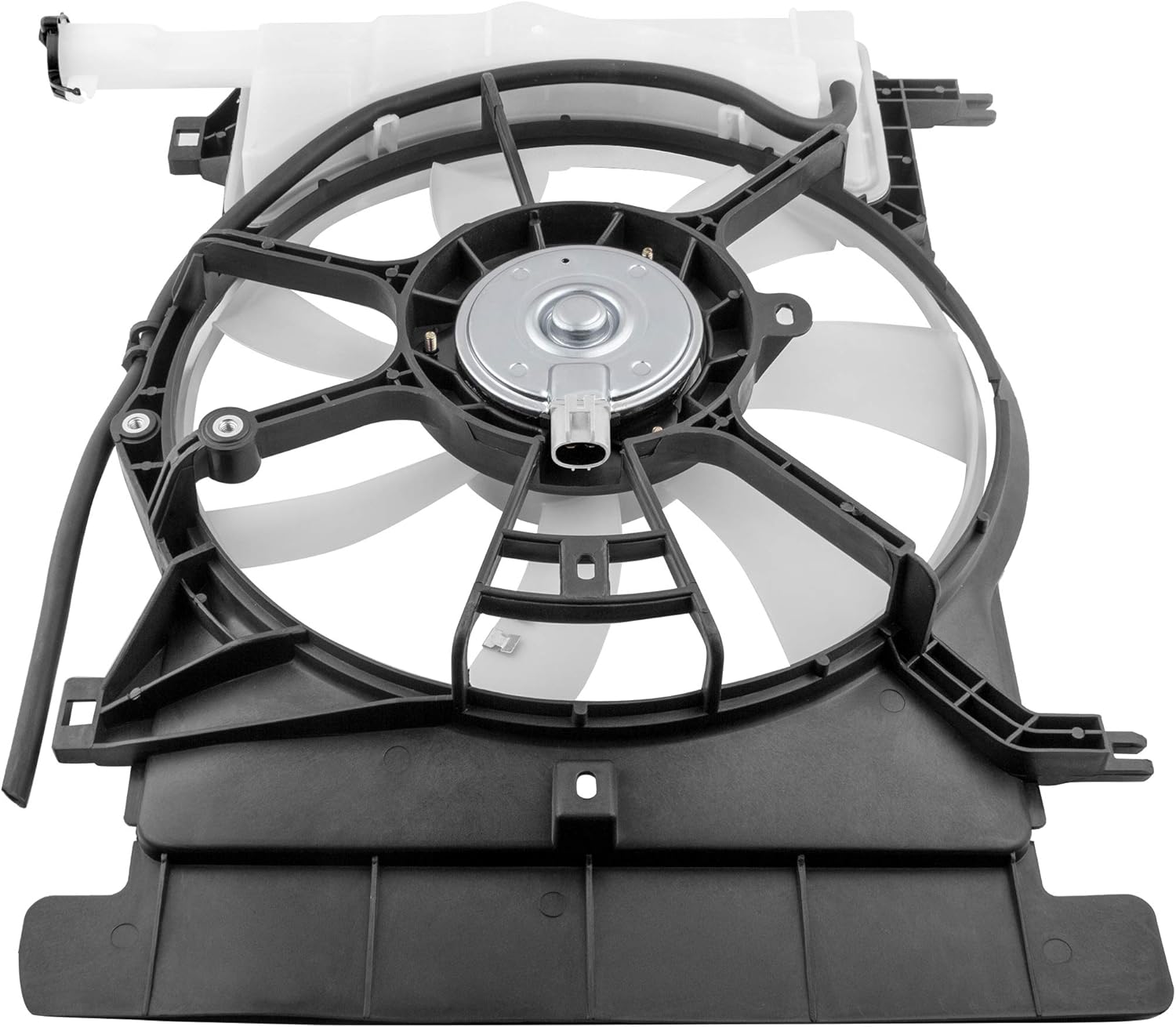 BOXI Radiator Condenser Cooling Fan Assembly Fits for Toyota Yaris 2007 2008 2009 2010 2011 2012 2013 2014 Hatchback/Sedan 16711-21110 620-549 621620