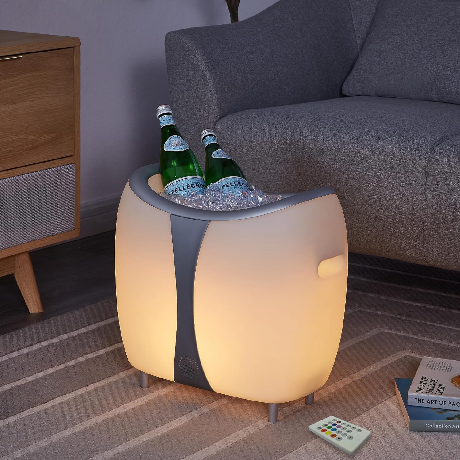 MALUX Outdoor Solar Speakers 7 Colors Outdoor Speakers