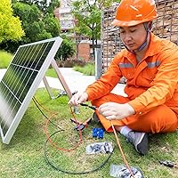 Vista 8 de Conector de Panel Solar, Kit de Herramientas de Crimpado Solar de 60 Piezas para Conectar Alambre de Cable de Panel Solar, Kit de Conectores Solares