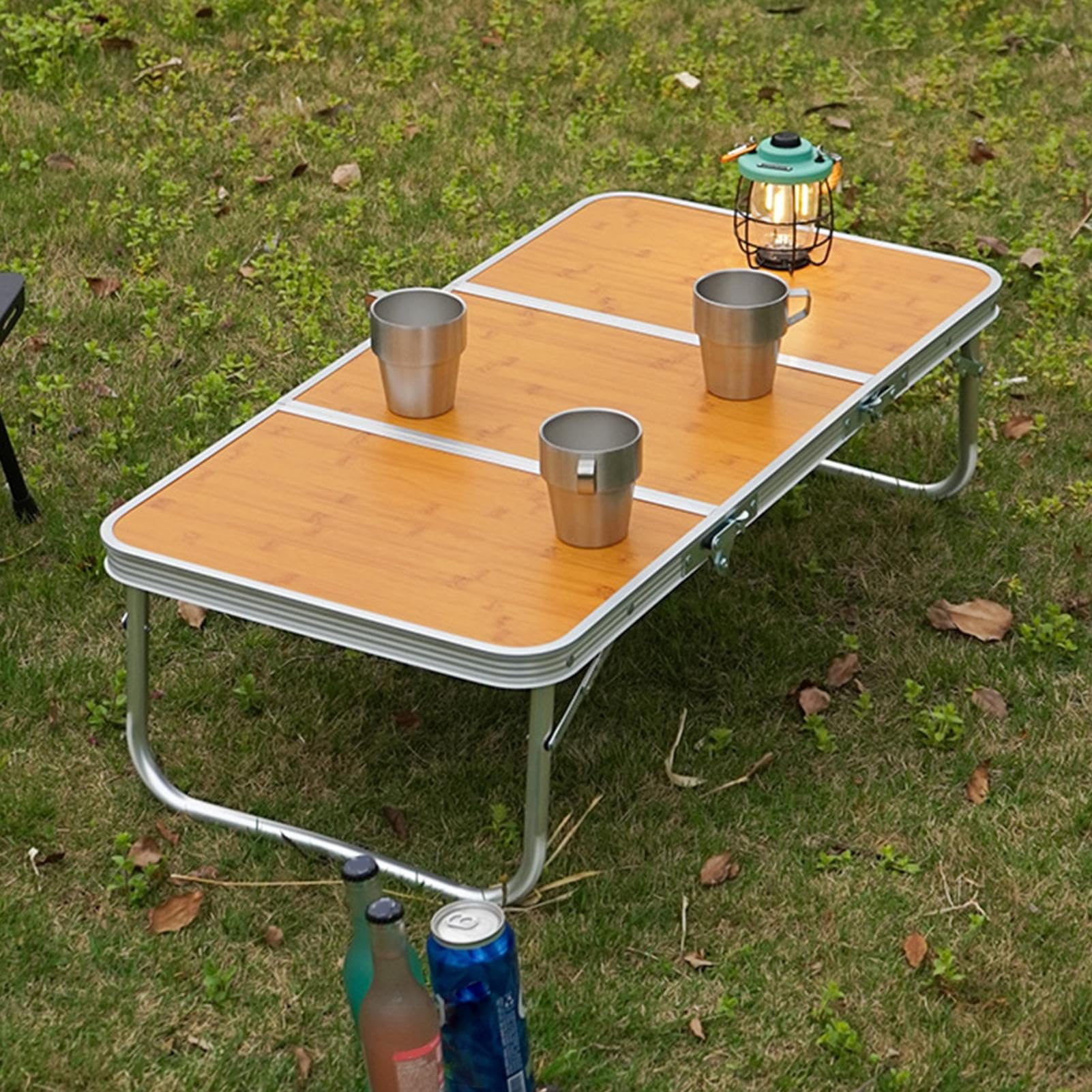 Tavolo da Campeggio Scrivania Portatile Esterna | Tavolo Campeggio Per Picnic Barbecue Cortile Spiaggia Pesca Giardino Festival All'Aperto Patio Viaggio Camper