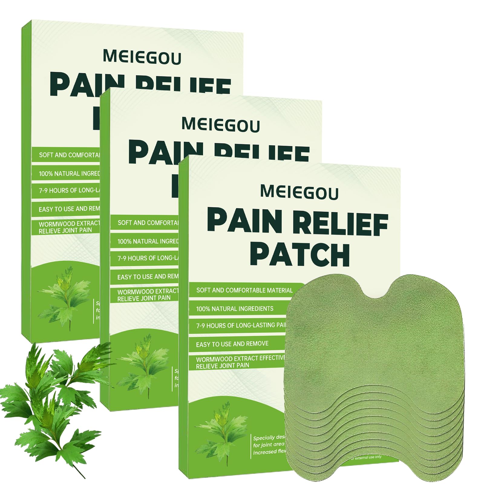 60 Stück Schmerzlinderung Pflaster Knie,Kniepflaster Gegen Arthrose,Pain Relief Patch Knie,Pflaster Knie,Schmerzpflaster Knie,Pain Relief Patch,Schmerzpflaster for Knee,Back,Muscle Soreness