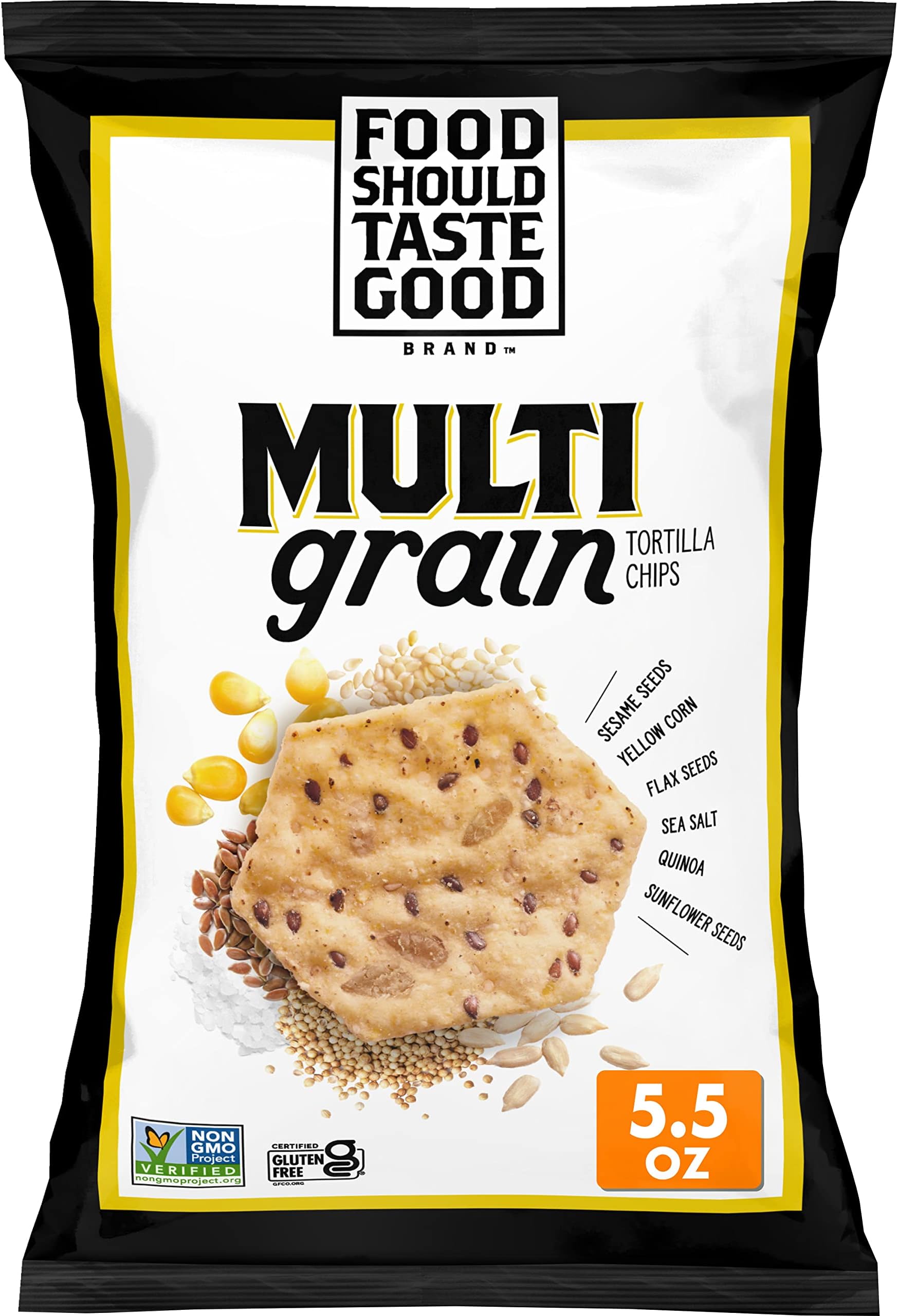 Food Should Taste Good Multigrain Tortilla Chips, 5.5 Oz