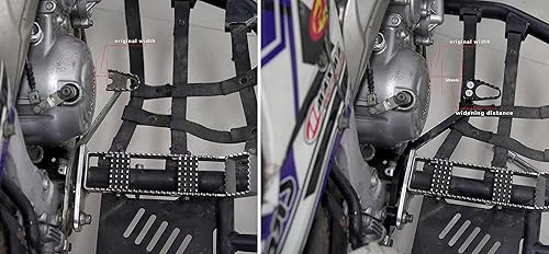 Miniatura 2 de Palanca de pie de embrague de bloqueo del pedal del freno trasero para Yamaha Raptor 700 2006-2022, sustituye a 1PE-F7211-00-00, 1S3-27211-00-00,