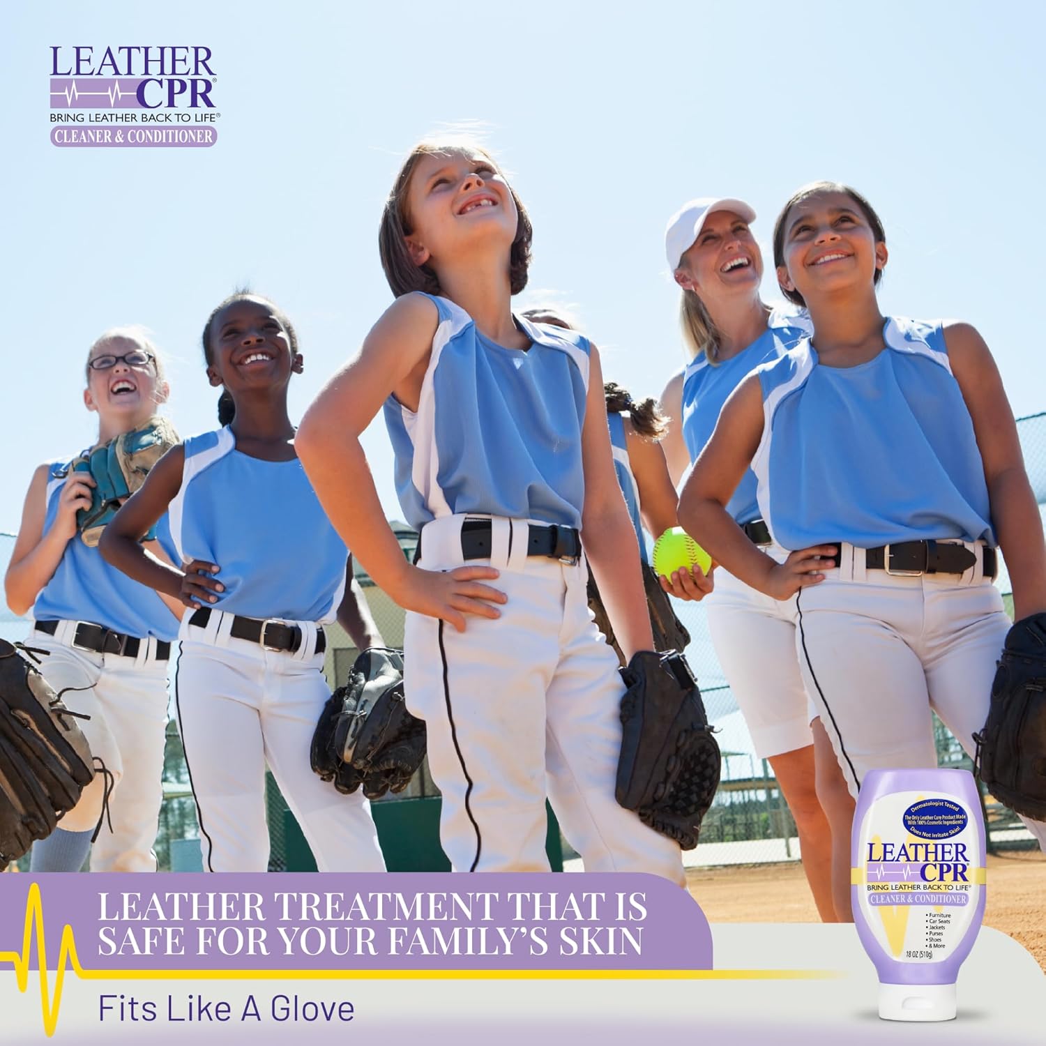 Leather CPR | Best Leather Cleaner & Best Leather Conditioner - Formulated In One Product - Cleans, Restores, Conditions, Protects Furniture, Car Seats, Purses, Shoes, Boots, Saddles/Tack, Jackets, 18oz : Automotive