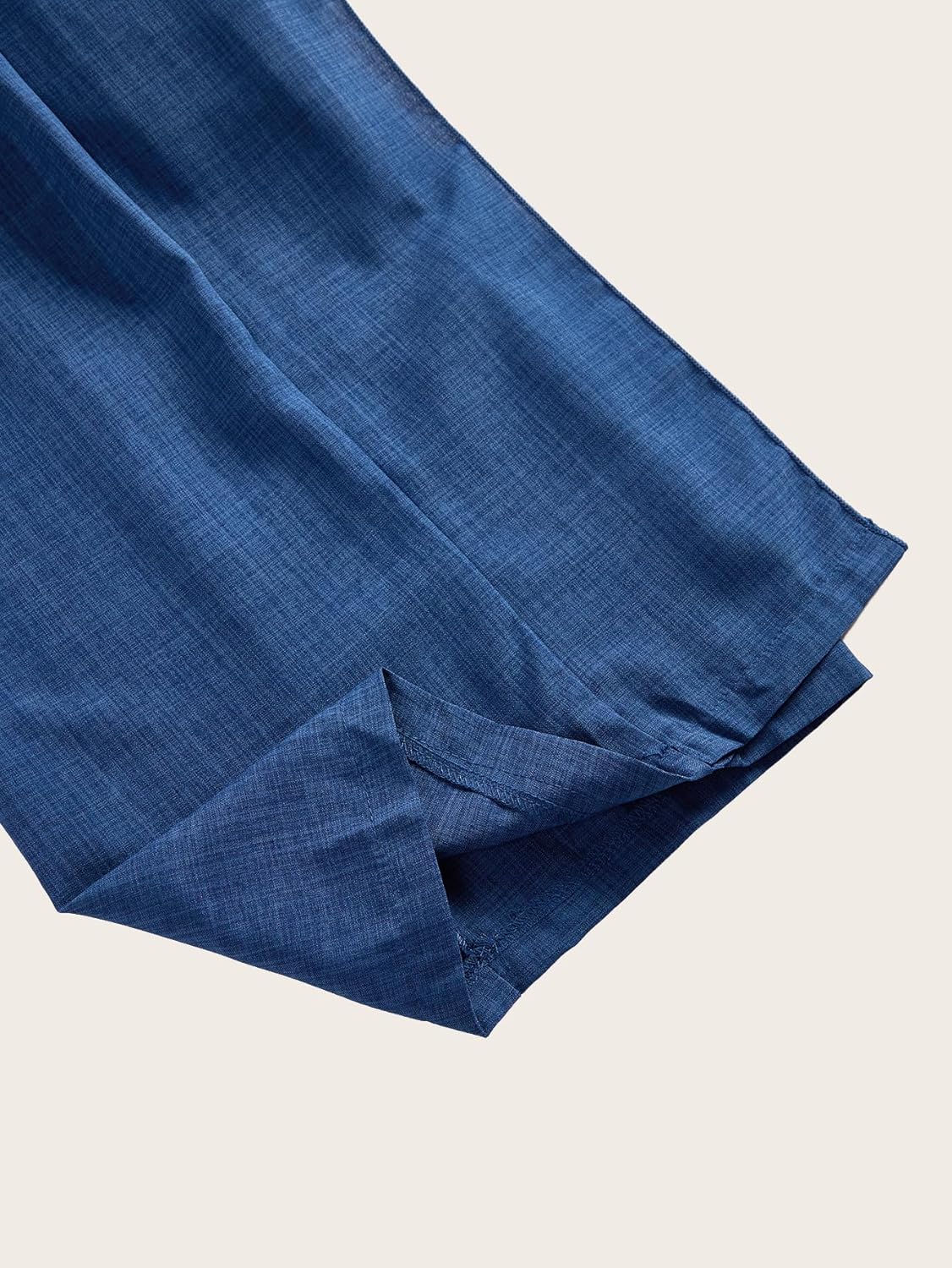 Women's Wide Leg Dress Pants Elegant High Waisted Asymmetrical Business Casual Trousers - Image 5