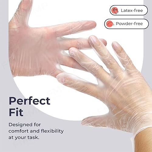 Miniatura 9 de Fit Meal Prep Paquete de 2000 guantes desechables sin látex, pequeños guantes de limpieza sin polvo, guantes de preparación de alimentos para