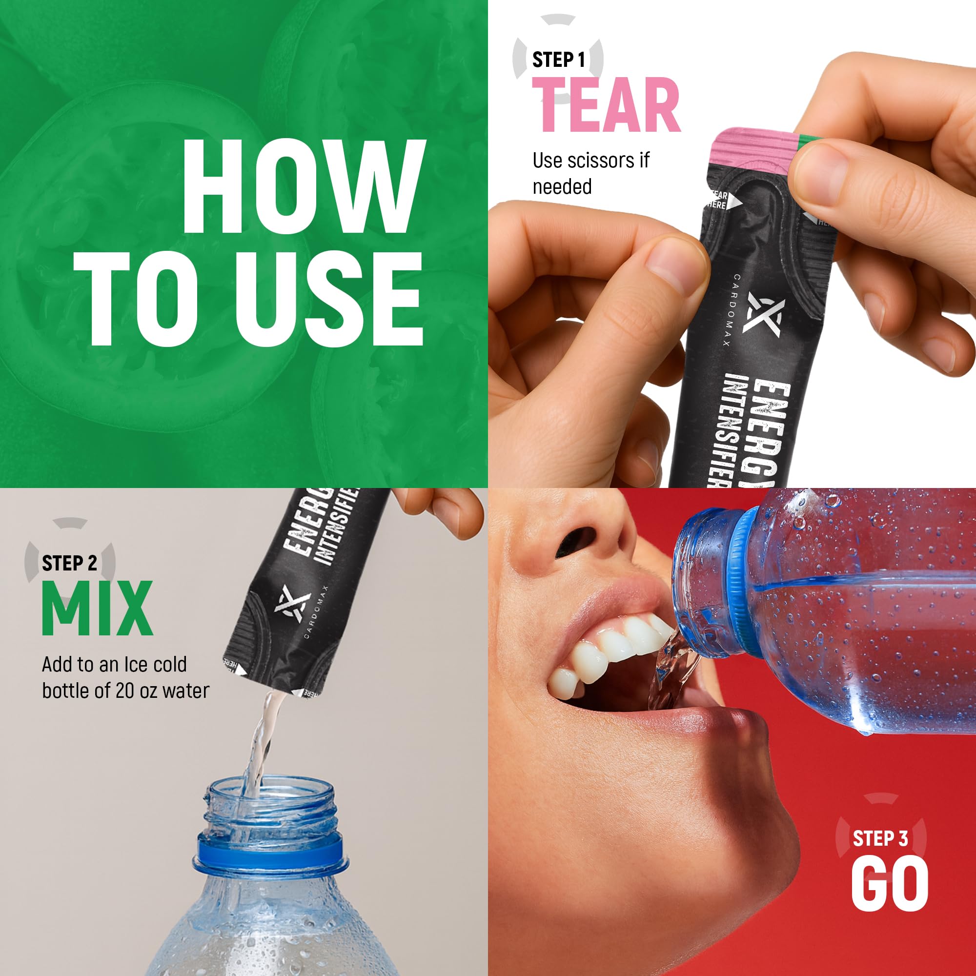 CardoMax Caffeine Packets, Wavecrusher, 15 Liquid Stick Packs — Amazon image 6