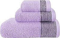 Vista 12 de Belizzi Home Juego de 6 toallas de 100% algodón ultra suave, contiene 2 toallas de baño de 28 x 55 pulgadas, 2 toallas de mano de 16 x 24 pulgadas