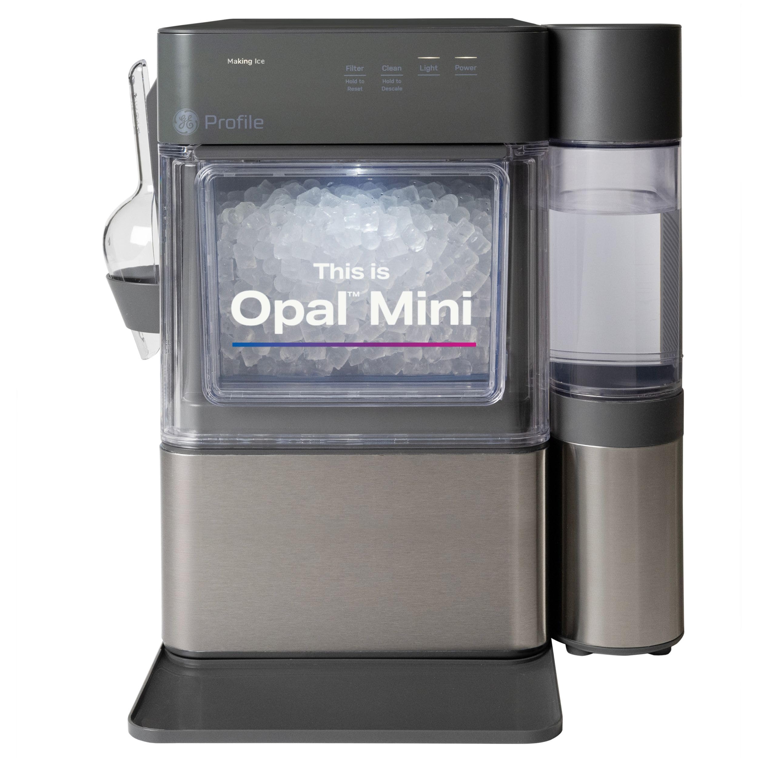 Photo 1 of GE Profile Opal Mini Pro Nugget Ice Maker with Side Tank, Stainless Steel