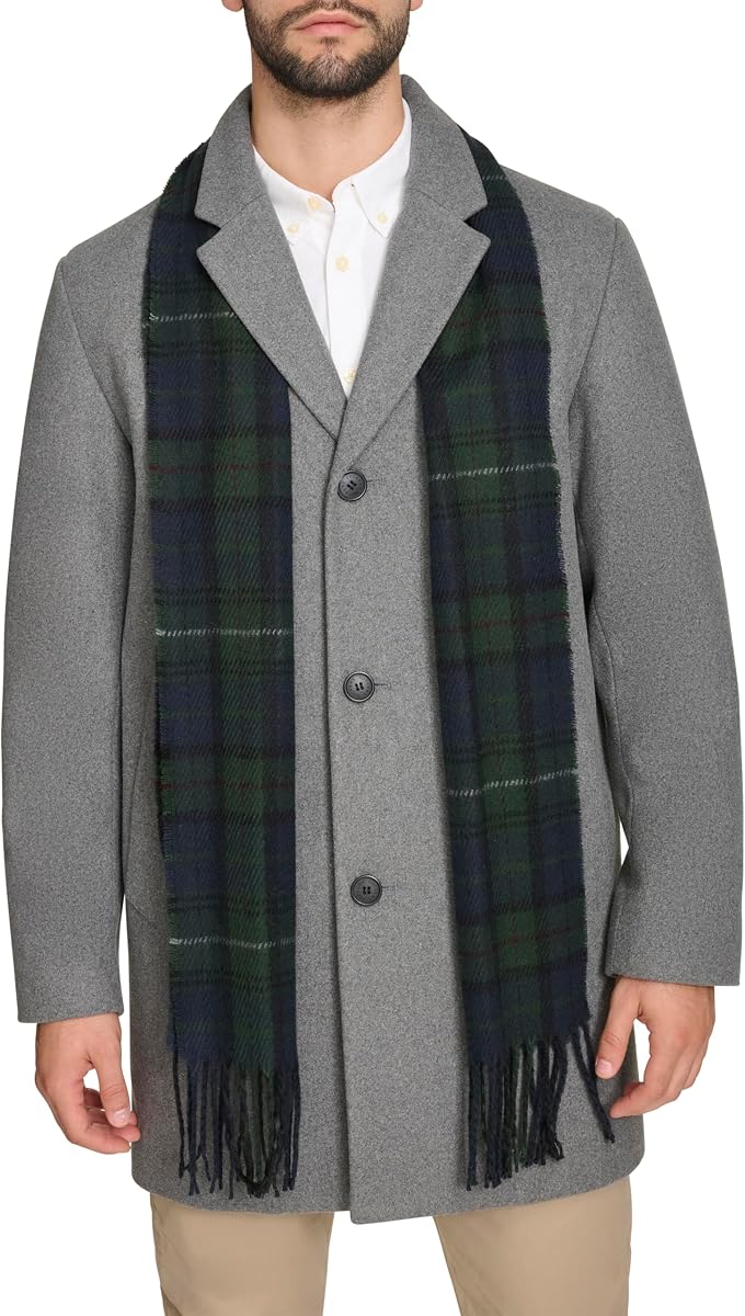 DOCKERS Men's The Henry Wool Blend Top Coat
