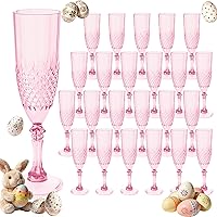 Vista 32 de Copas de champán de plástico, copas de champán a granel, copas de vino acrílicas reutilizables irrompibles para bodas, despedidas de soltero