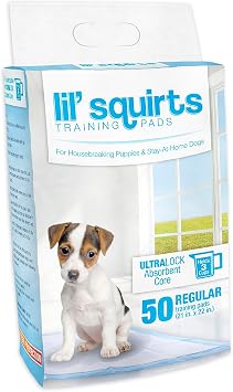 Lil Squirts Puppy Training Pads 50 Pk.