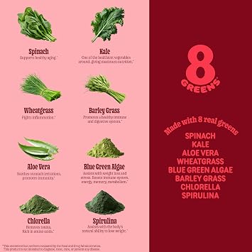 8Greens Supergreens Daily Gummies, Apple, 50 Servings