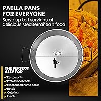 Vista 4 de Machika Sartén de acero al carbono Utensilios de cocina de inducción profesionales Sartén pulida de alta calidad para cocinar comida mediterránea