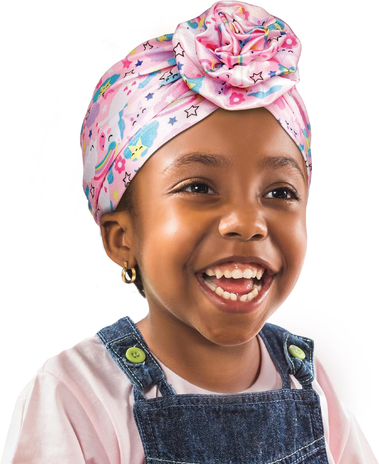 Red by KissKids Pre-Tied Top Knot Turban, African Soft Spandex Turban, Stretch Head Wear, Head Wrap