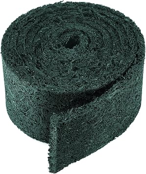 DECOHS 140" x 5.5" Recycled Rubber Mulch Mat Roll for Landscaping, Permanent Garden Pathway Mulch Barrier, Rubber Mulch Walkway Pathway Mat for Plants, Vegetable and Flower Outdoor Green