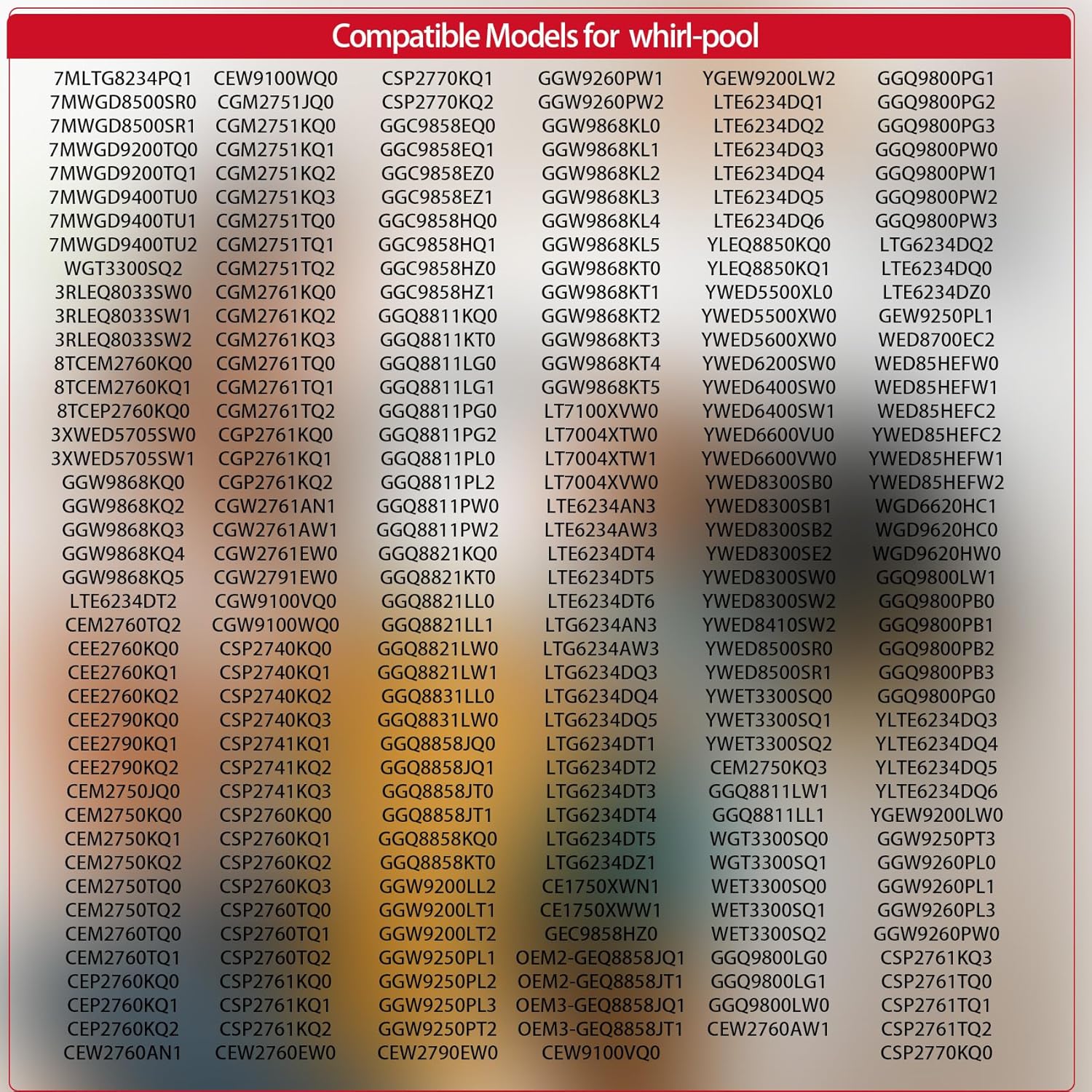 MEDC465HW0 MED3500FW0 MEDB835DW1 Drum Roller Kit for whirlpool maytag Dryer Repair Kit for WED85HEFW0 MED5630HW2 MEDB765FC0 WED8000DW4 MEDB880BW0 MED8200FW0 MGD7100DW0 MED8200FC1 11078722700