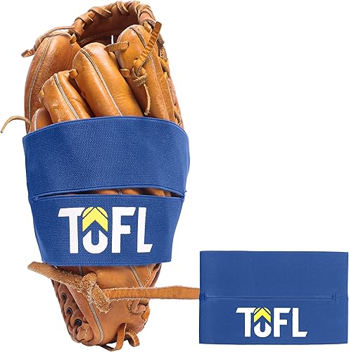 TOFL Guante Wrap - Moldeador de guantes de béisbol y sóftbol - Elástico, antiguo y de bolsillo para guantes grandes y pequeños - Accesorios de
