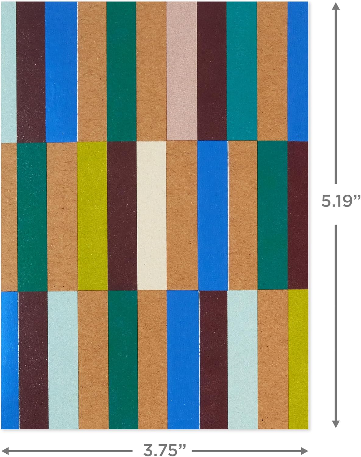Hallmark Kraft Blank Cards with Envelopes, 24-Pack (Green and Blue) image 3