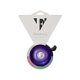 Firmstrong Bike Bell, Classic Beach Cruiser Bicycle Handlebar Accessories for Adult Men and Women, Purple