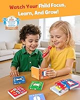 Vista 3 de KOKODI Juego de 30 libros pequeños, 30 libros de audio interactivos, libros de sonido para niños, juguetes electrónicos de aprendizaje para niños