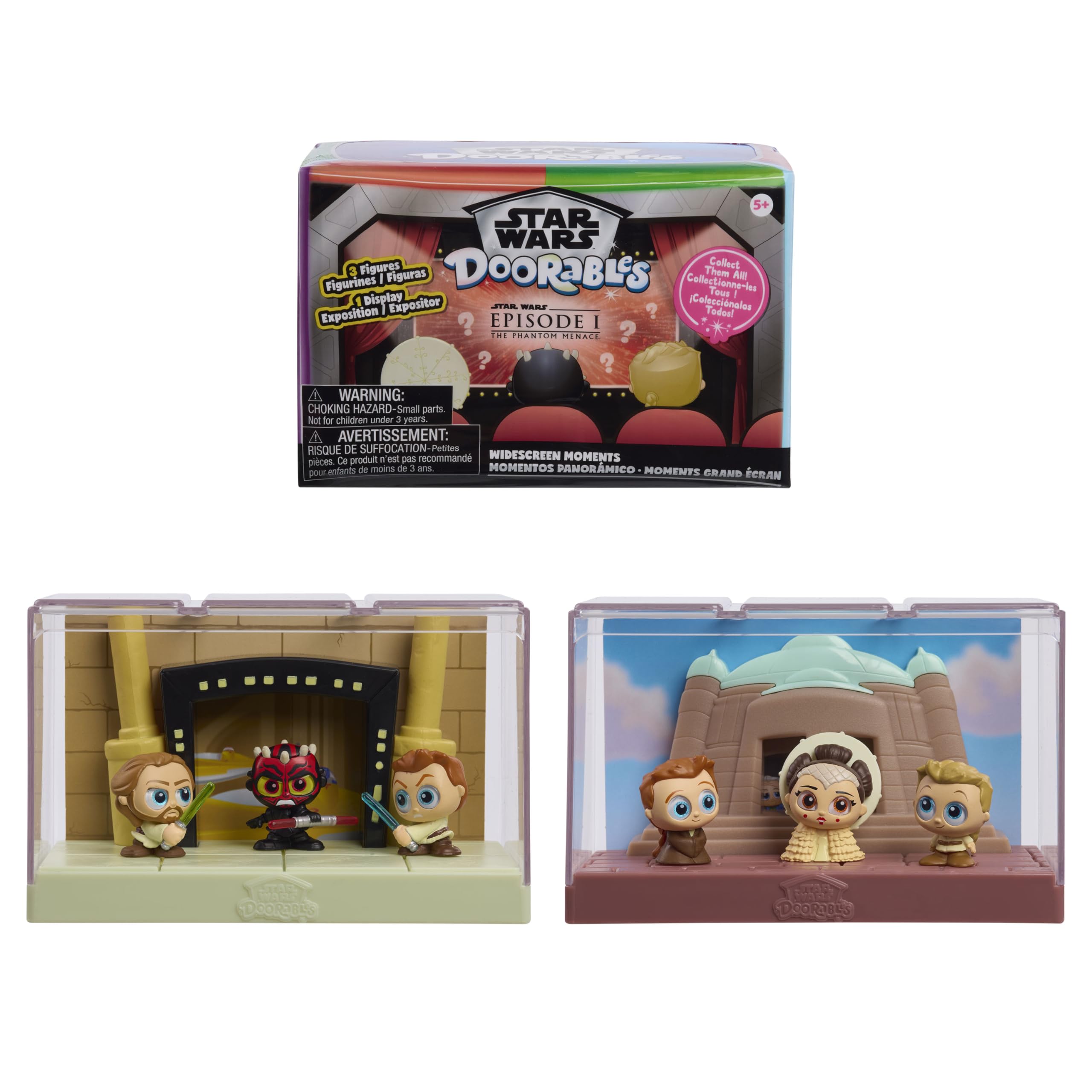 Star Wars™ Doorables Widescreen Moments - Star Wars: The Phantom Menace™, Collectible Figures, Holiday Stocking Stuffers, Gifts, Presents, Kids Toys for Ages 5 Up by Just Play