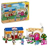 LEGO Animal Crossing Bottega di Nook e casa di Grinfia, Giochi Creativi per Bambini da 7 Anni