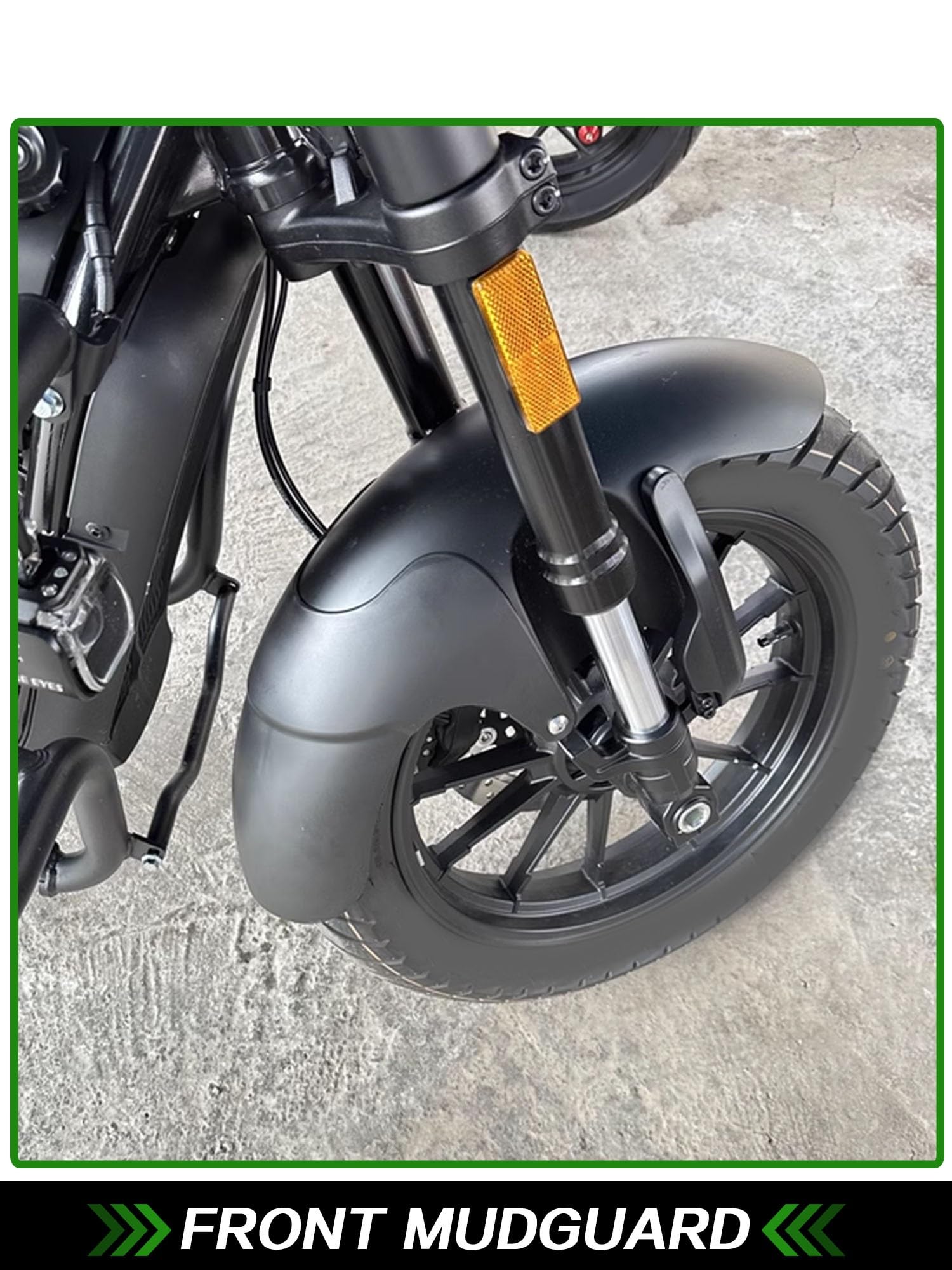 Parafango Anteriore Per QJMOTO SRV250 SRV 250 Moto Refit Allunga Fender Liquami Scudo