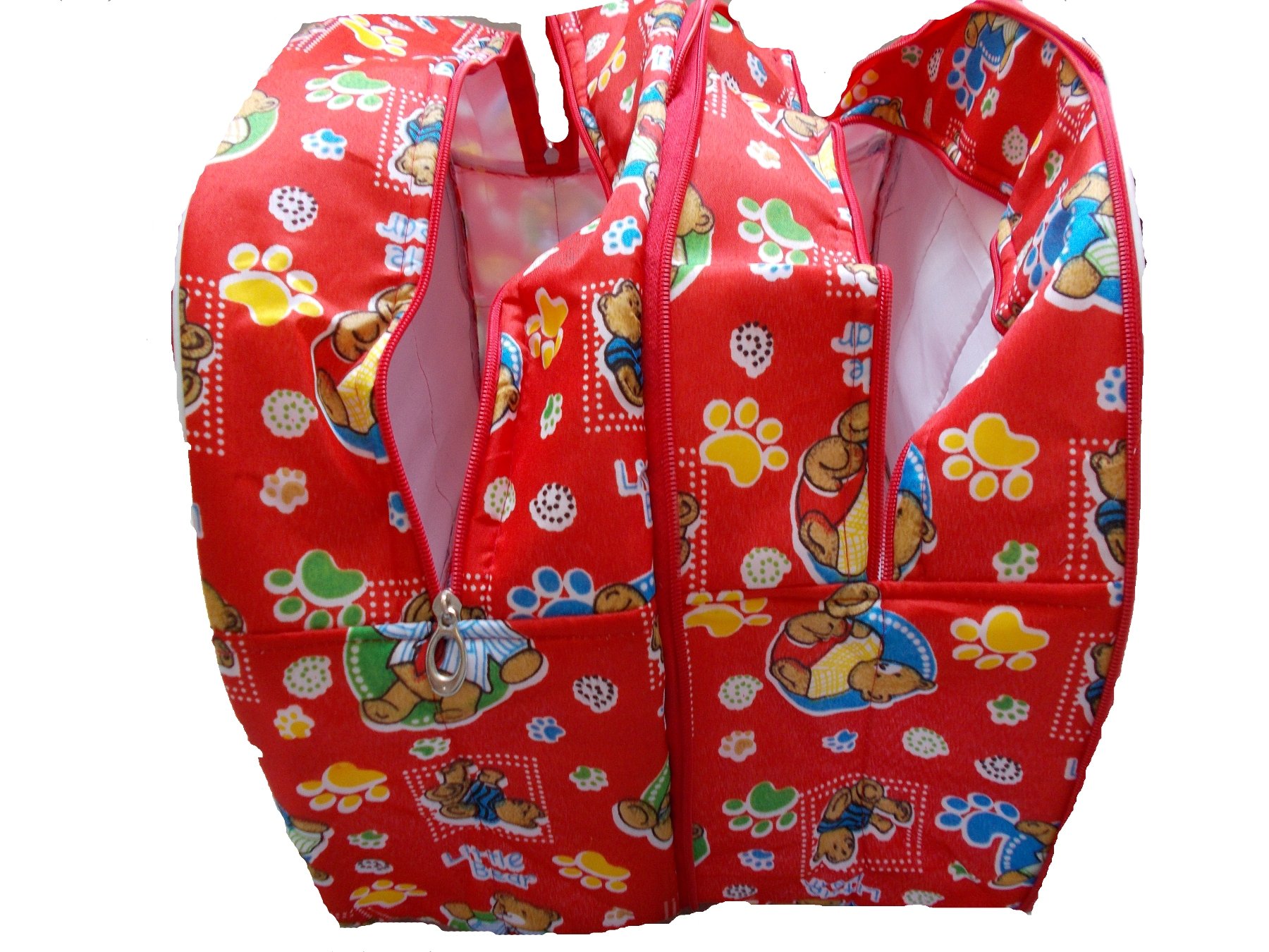 Side Folding Bag, Baby and mom Multipurpose Bag, Travelling Bag,Carry Bag Red 2