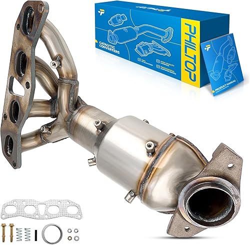 Vista 112 de PHILTOP Convertidor catalítico de alto flujo para Encore 1.4L 2013-2021, Cruze 1.4L 2011-2015, Cruze Limited 1.4L 2016, Sonic 1.4L 2012-2020, Trax