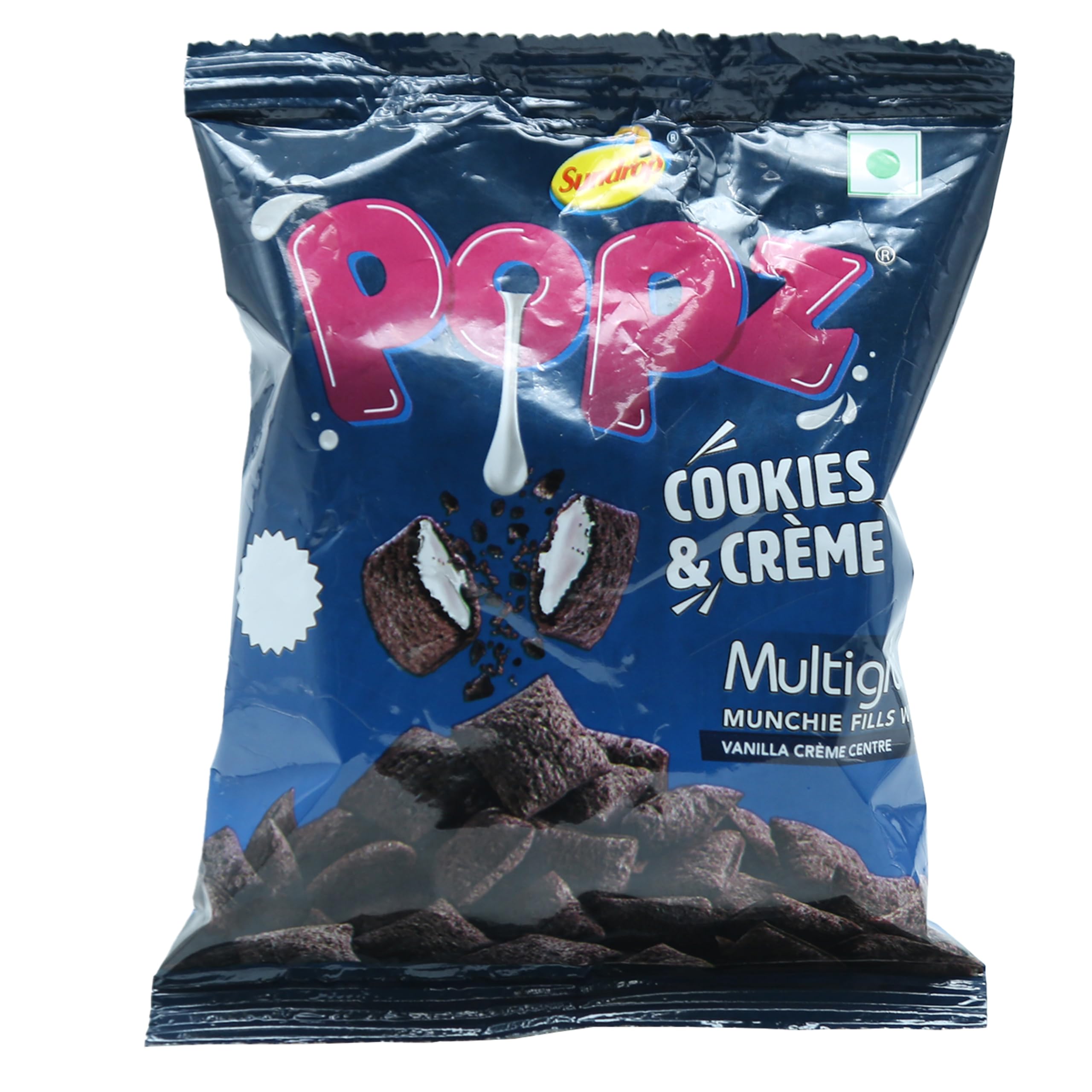 Sundrop Popz Cookies & Creme - Multigrain Munchie Fills, 23g